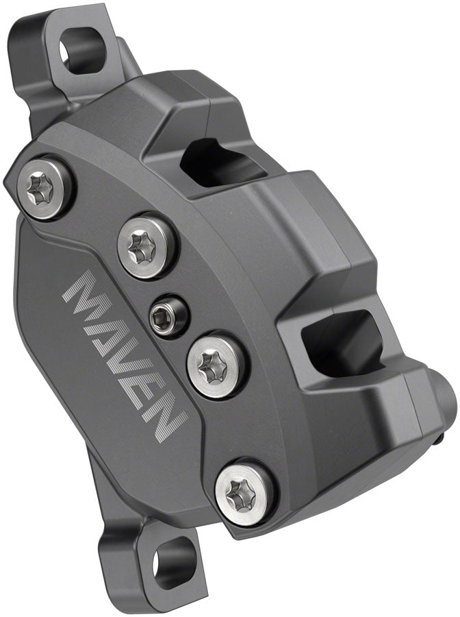 Load image into Gallery viewer, SRAM Maven Bronze Disc Brake and Lever - Front, Post Mount, 4-Piston, Aluminum Lever, SS Hardware, Blast Dark Polar, A1
