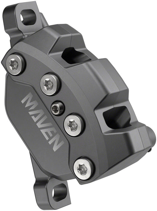 SRAM Maven Bronze Disc Brake and Lever - Rear, Post Mount, 4-Piston, Aluminum Lever, SS Hardware, Blast Dark Polar, A1