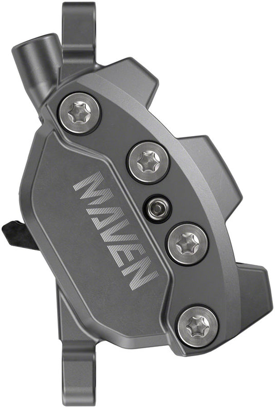 SRAM Maven Bronze Disc Brake and Lever - Rear, Post Mount, 4-Piston, Aluminum Lever, SS Hardware, Blast Dark Polar, A1