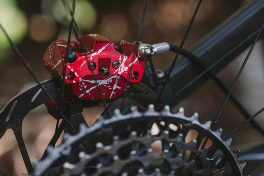 SRAM Limited Edition Maven Red Ultimate Stealth Expert Disc Brake Kit - Front/Rear Complete Brake Sets with 4 Rotors: 1x220mm, 2x200mm,1x180mm