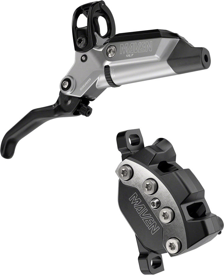 Load image into Gallery viewer, SRAM-Maven-Ultimate-Stealth-4-Piston-Disc-Brake-and-Lever-Disc-Brake-&amp;-Lever-Mountain-Bike-SRAMBR0002-MTB-Flat-Bar-Disc-Brakes
