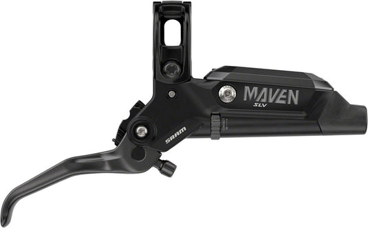 SRAM Maven Silver Disc Brake and Lever - Front, Post Mount, 4-Piston, Aluminum Lever, SS Hardware, Black, A1
