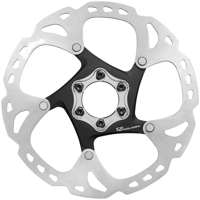 Load image into Gallery viewer, Shimano Deore XT SM-RT86 180mm 6-Bolt Disc Brake Rotors - ICE Technology, Mud Shedding, Lightweight, High-Performance Bike Components (Pack of 2)
