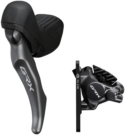 gravel bike brake lever position Shimano GRX RX820 Hydraulic Disc Brake Lever & Flat Mount Caliper