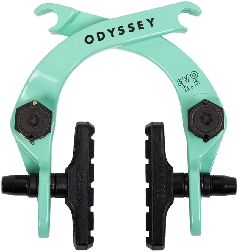 Load image into Gallery viewer, Odyssey Evolver 2.5 U-Brake Set Frt or Rr Caliper,Lever and Cable Toothpaste Green
