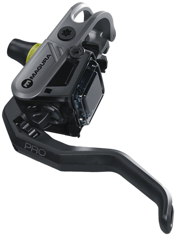 Load image into Gallery viewer, Magura Gustav Pro Disc Brake and Lever - Front or Rear, Post Mount, 4-Piston, Black/Anthracite Gray
