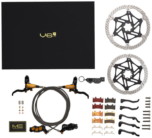 Hope-EVO-V6Ti-Limited-Mono-Edition-Complete-Disc-Brake-Boxset-Disc-Brake-&-Lever-DBKL0914-MTB-Flat-Bar-Disc-Brakes
