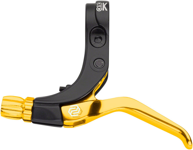 Load image into Gallery viewer, Promax Click V-Point Brake Lever - Long Reach, Gold
