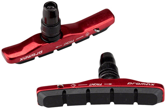 Promax B-1 Cartridge Brake Pads - 70mm Red, Linear Pull, Versatile Cycling Replacement Parts Pack (2)