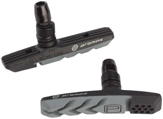 Promax B-3 Air Flow Gray Brake Pads 70mm Dual-Compound, Stiff Co-Molded Design for Linear Pull Bikes