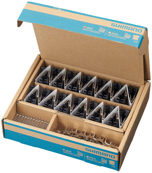 Shimano J04C-MF Disc Brake Pads Metal Compound with Finned Alloy Back Plate | High-Performance Sintered Performance for Shimano 2-Piston Calipers