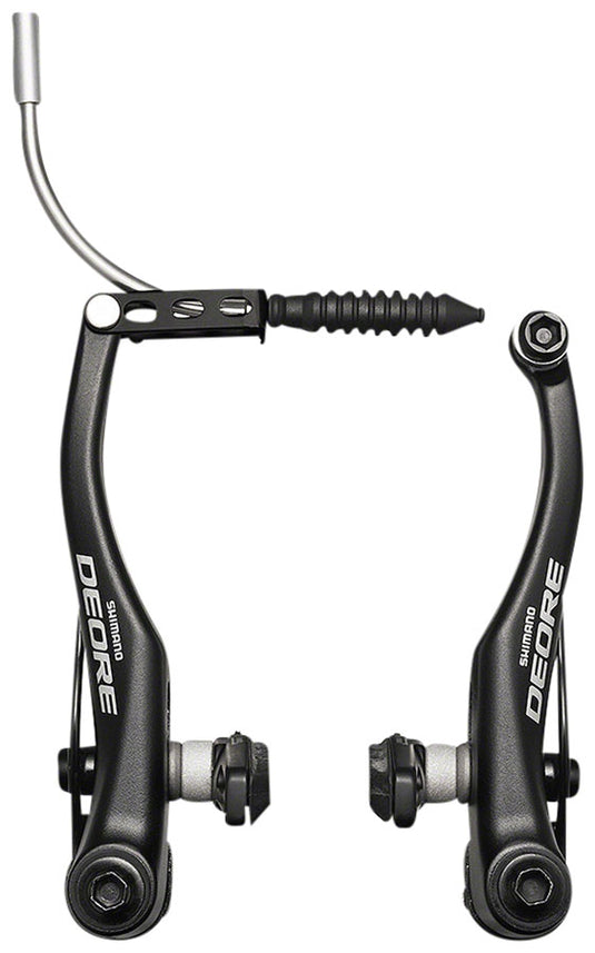 Shimano Deore BR-T610 V-Brakes Front & Rear, 107mm Arch, S70C Shoes, Linear Pull Cycling Brakes