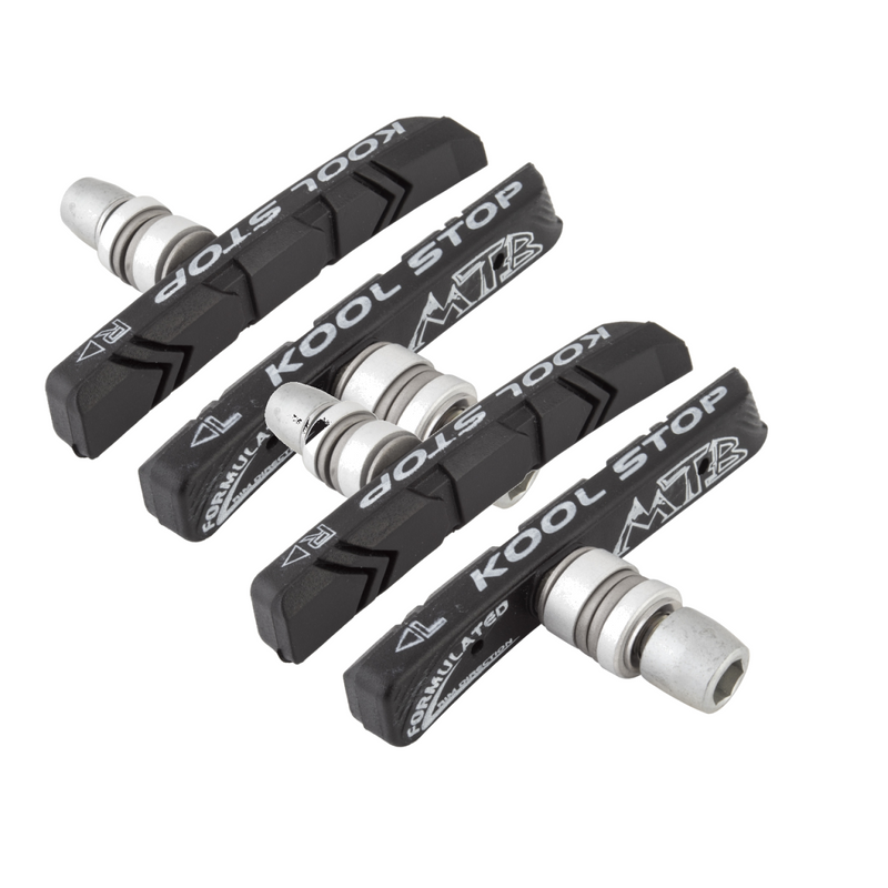 Load image into Gallery viewer, Kool-Stop-Mountain-Pads-Brake-Shoe-Threaded-Post-Mountain-Bike-BR1228PO2-Bicycle-Brake-Pads
