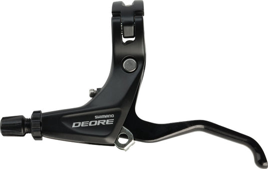 Shimano Deore BL-T610 Long Pull V-Brake Levers Pair I-Spec B Compatible, Black, Adjustable Reach
