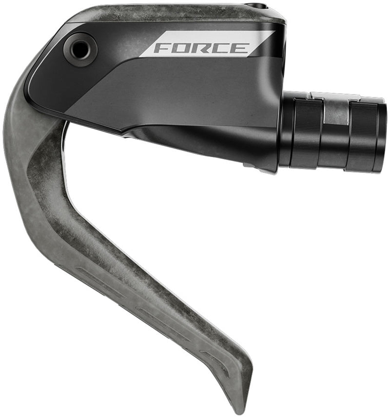 Load image into Gallery viewer, SRAM Force Aero Disc Brake and Lever - Rear, Flat Mount, 20mm Offset, 2000mm Hose, Carbon Lever Blade, Black, E1
