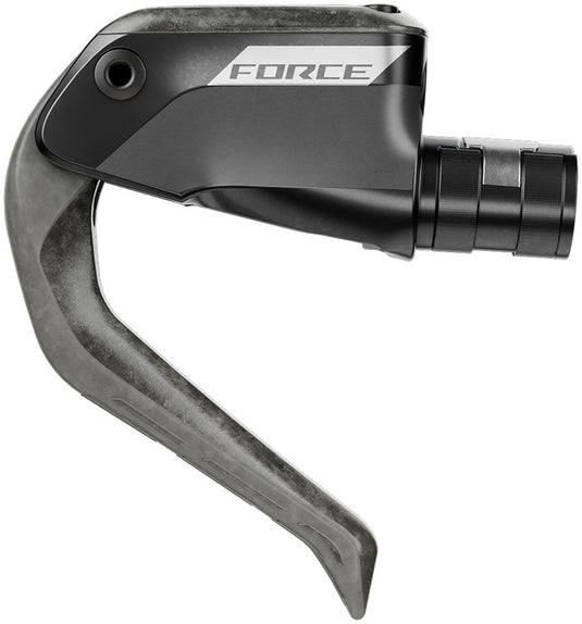 SRAM Force Aero Disc Brake and Lever - Rear, Flat Mount, 20mm Offset, 2000mm Hose, Carbon Lever Blade, Black, E1