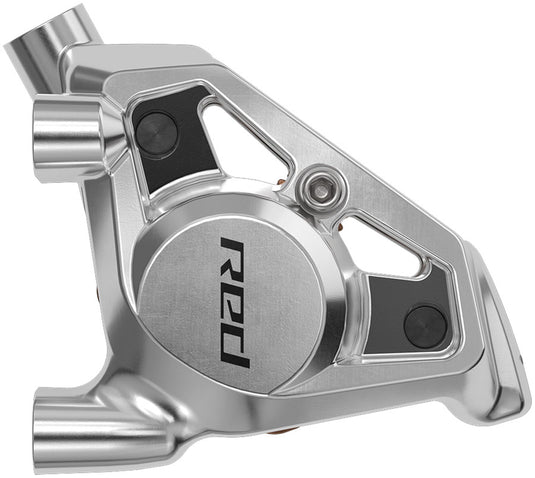 SRAM RED Aero Disc Brake and Lever - Front, Flat Mount, 20mm Offset, 1100mm Hose, Carbon Lever Blade, Black/Silver, E1