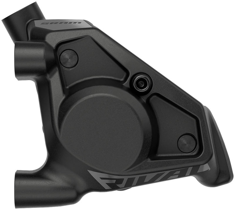 Load image into Gallery viewer, SRAM Rival Aero Disc Brake and Lever - Front, Flat Mount, 20mm Offset, 1100mm Hose, Carbon Lever Blade, Black, E1
