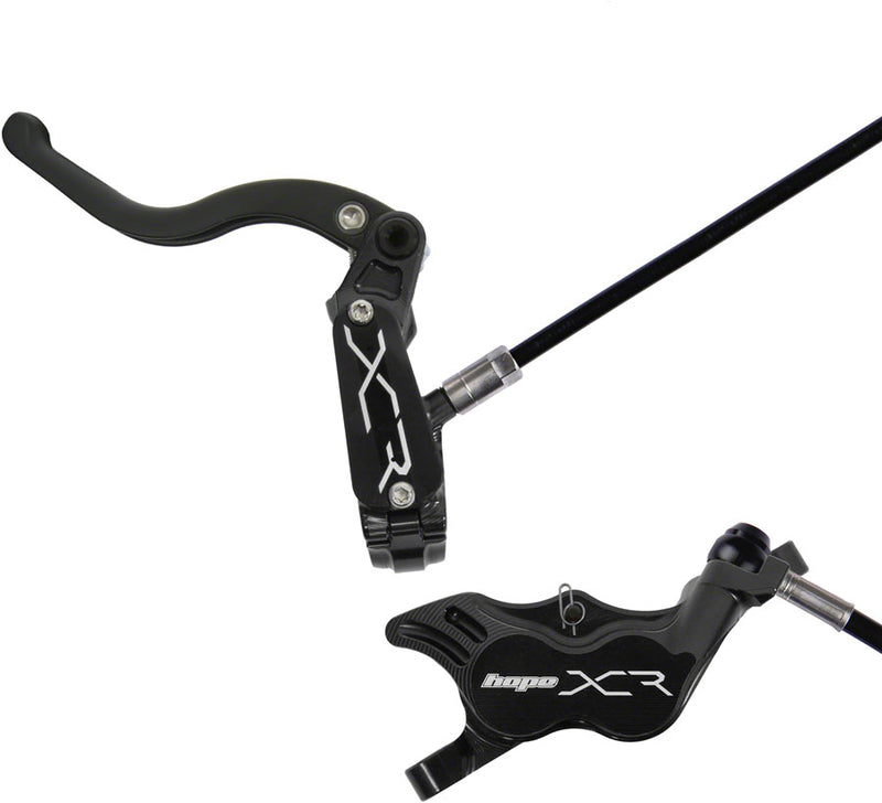 Load image into Gallery viewer, Hope XCR Pro E4 Hydraulic Disc Brake Set - Front &amp; Rear Post Mount, Lightweight Carbon &amp; Titanium
