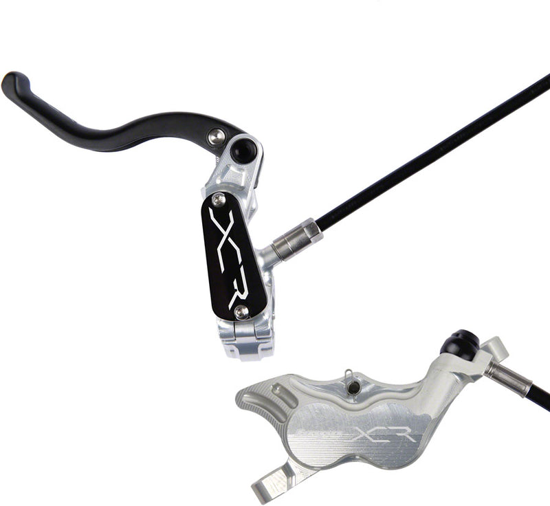 Load image into Gallery viewer, Hope XCR Pro E4 Hydraulic Disc Brake Set Front &amp; Rear Post Mount, Carbon Lever, Lightweight Performance
