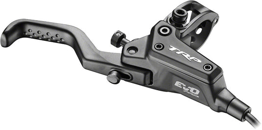 TRP EVO Pro HD-M9040 Disc Brake and Lever - Right/Front or Rear, 1900mm Hose, Post Mount, 4-Piston, Black