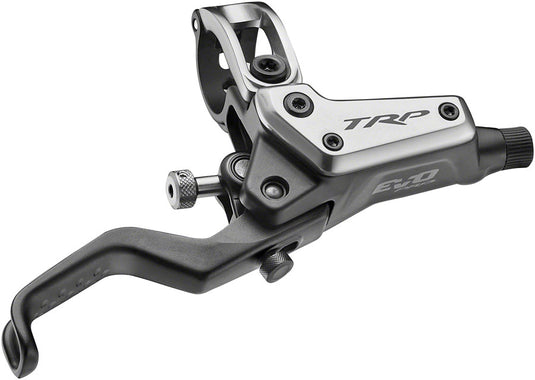 TRP EVO Pro HD-M9040 Disc Brake and Lever - Right/Front or Rear, 1900mm Hose, Post Mount, 4-Piston, Gray