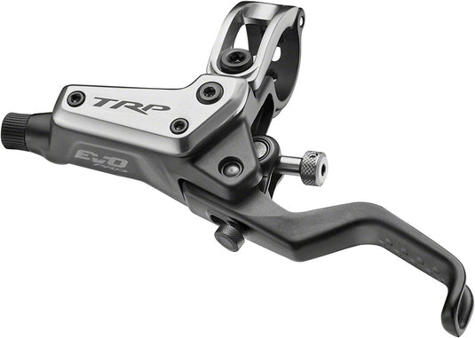 TRP EVO Pro HD-M9040 Disc Brake and Lever - Left/Front or Rear, 1900mm Hose, Post Mount, 4-Piston, Gray