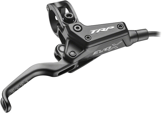 TRP EVO X HD-M9020 Disc Brake and Lever - Right/Front or Rear, 1900mm Hose, Post Mount, 2-Piston, Black