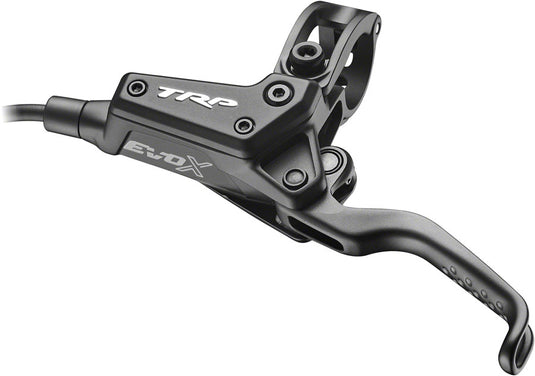 TRP EVO X HD-M9020 Disc Brake and Lever - Left/Front or Rear, 1900mm Hose, Post Mount, 2-Piston, Black