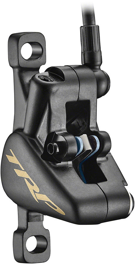 TRP EVO X HD-M9020 Disc Brake and Lever - Left/Front or Rear, 1900mm Hose, Post Mount, 2-Piston, Gold