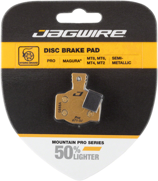 Jagwire Mountain Pro Backed Semi-Metallic Disc Brake Pad Magura MT8 MT6 MT4 MT2