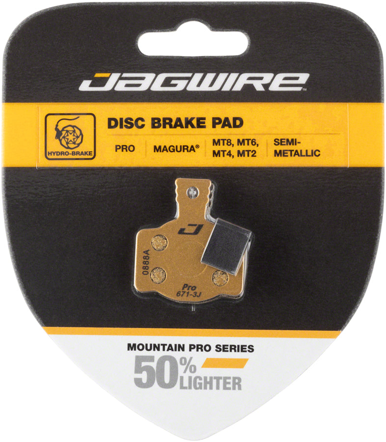 Load image into Gallery viewer, Pack of 2 Jagwire Mountain Pro Alloy Backed Semi-Metallic Disc Brake Pad
