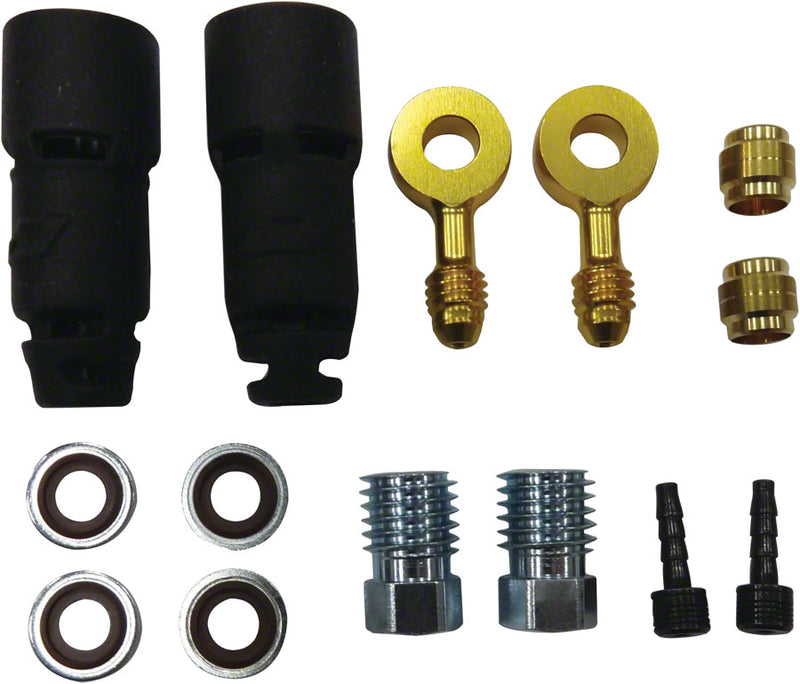 Load image into Gallery viewer, Jagwire Pro Hydraulic Disc Brake Hose Kit &amp; Magura-Compatible Quick-Fit Adaptor Bundle for Mountain Bikes
