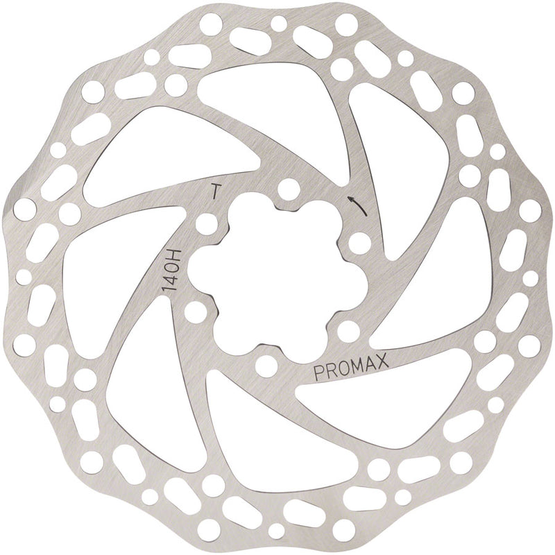 Load image into Gallery viewer, Promax Sport S1 Disc Brake Rotor - 140mm, 6-Bolt, Silver
