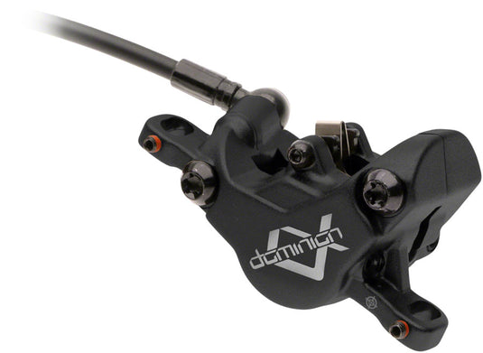 Hayes Dominion A2 Disc Brake and Lever - Rear, Hydraulic, Post Mount, Black/Gray