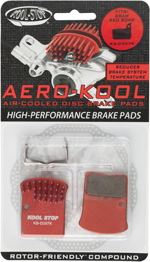 Load image into Gallery viewer, Pack of 2 Kool-Stop Aero Kool Disc Brake Pads - For SRAM Road, Organic
