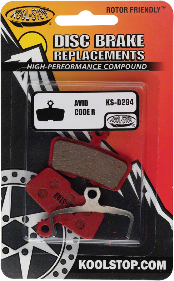 Load image into Gallery viewer, Pack of 2 Kool-Stop Avid Code R Disc Brake Pads - Organic, Steel
