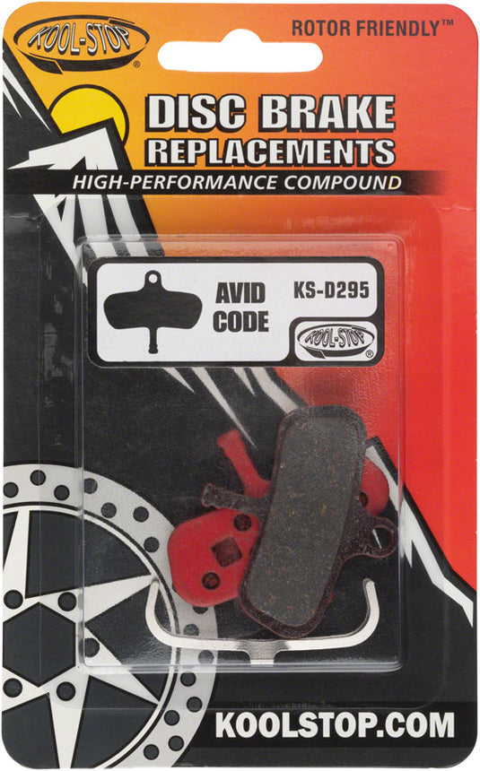 Pack of 2 Kool-Stop Avid Code Disc Brake Pads - Organic, Steel