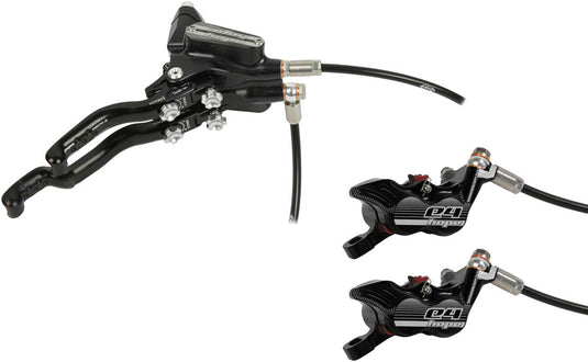 Hope Tech 3 E4 Duo Hydraulic Disc Brake & Lever Set Left & Right Hand Front & Rear, High-Performance, Independent Calipers