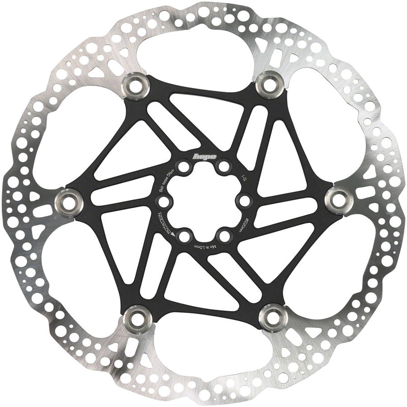 Load image into Gallery viewer, Hope Floating Disc Rotors Bundle 220mm &amp; 200mm, Stainless Steel, 6-Bolt, Heat-Managing Two-Piece Braking Components
