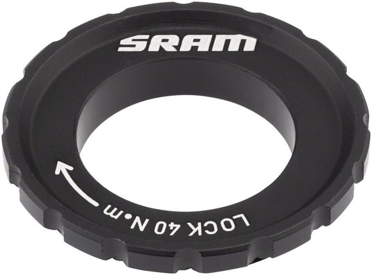 SRAM CenterLock Disc Lock Ring (Black) High-Performance Steel Hub Mounting Components (Pack of 2)