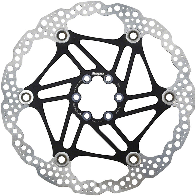 Load image into Gallery viewer, Hope Floating Disc Rotors Bundle 220mm &amp; 200mm, Stainless Steel, 6-Bolt, Heat-Managing Two-Piece Braking Components
