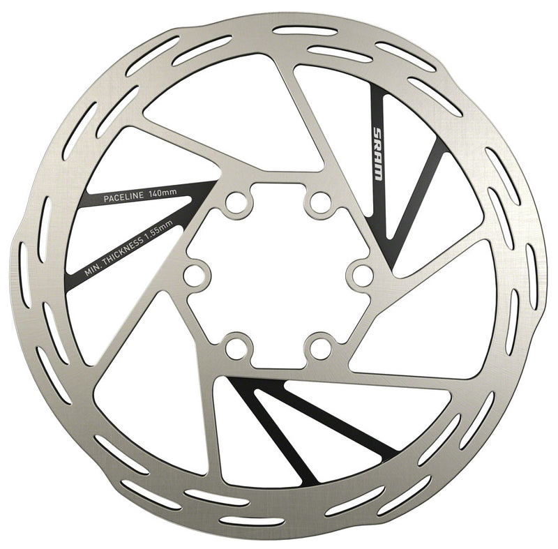 Load image into Gallery viewer, SRAM Paceline Disc Brake Rotors 140mm &amp; 160mm - 6-Bolt, Quiet, High-Performance Road Bike Components
