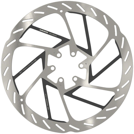 SRAM HS2 200mm Disc Brake Rotor & Post Mount Brake Caliper Adapter Bundle - Heat Dissipation, High Power, MTB Upgrade