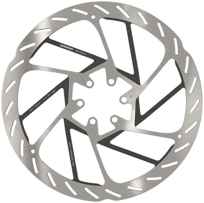 Load image into Gallery viewer, SRAM Disc Brake Upgrade Bundle: Sintered Pads for Code/Guide &amp; 200mm HS2 Rotor with Heat Dissipation
