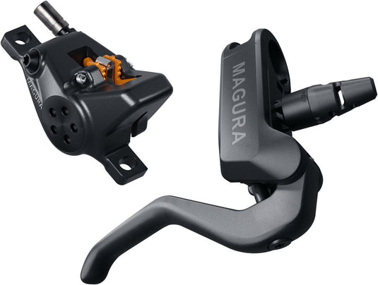 Magura MT A2 Hydraulic Disc Brake - Rear/Front 2-Piston Post Mount, Carbon Weave, Black
