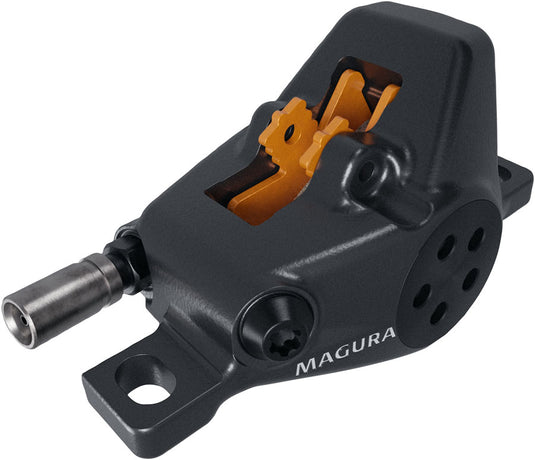 Magura MT A2 Disc Brake and Lever - Rear/Right, Post Mount, 2-Piston Caliper, Black
