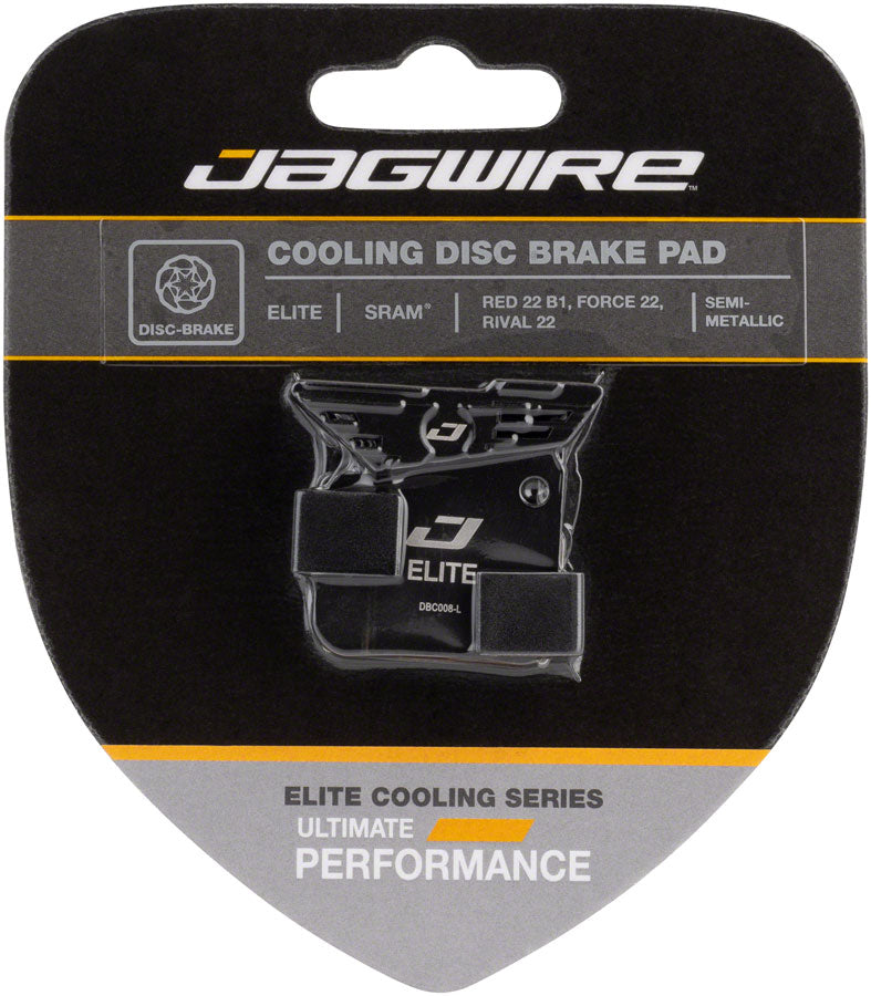 Jagwire Elite Cooling Disc Brake Pad Backed Fits SRAM Red 22 Force 22 Rival 22