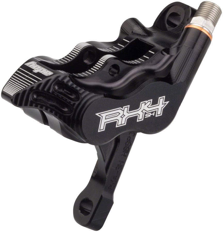 Hope RX 4 Complete Caliper for Shimano Road Hydraulic Disc Brake Levers Black Front Flat Mount 160