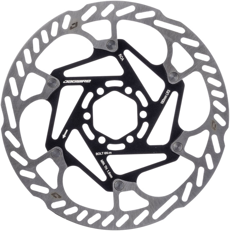 Load image into Gallery viewer, Jagwire Pro LR3 Disc Brake Rotor - 180mm, 6-Bolt, 1.8mm Thickness
